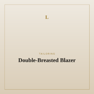 Double-Breasted Blazer